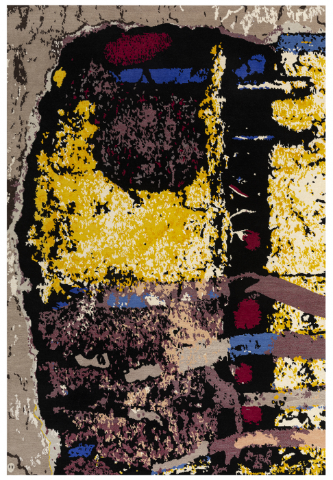 RUG-IDOL-RECT-TAUPE.jpg A Rug where dreamlike visions and faraway worlds intertwine