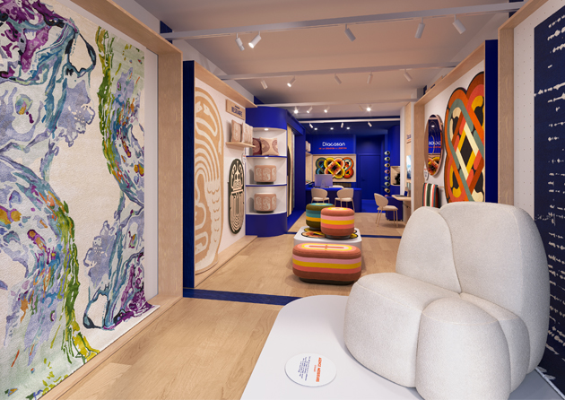 Vue du nouveau showroom rue du Bac