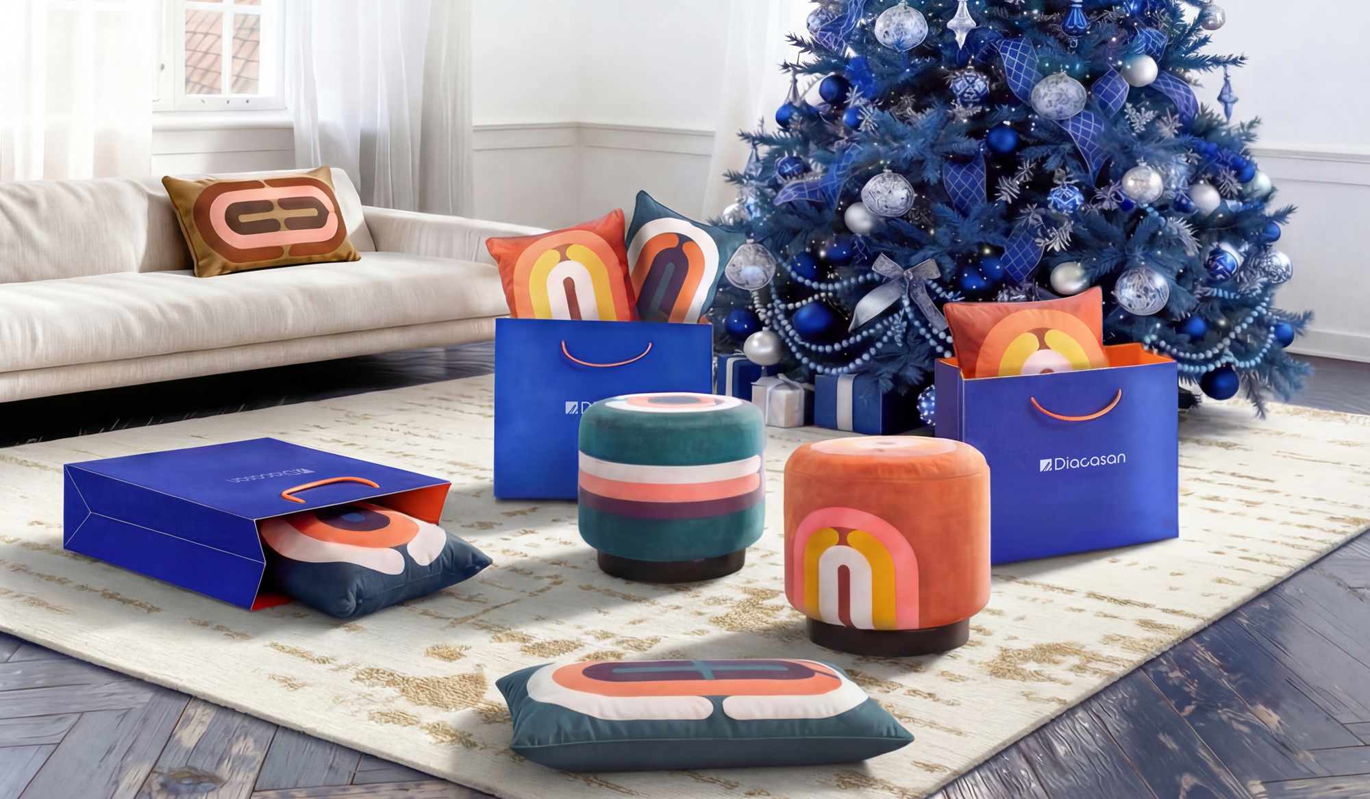 Cadeaux Diacasan au pied du sapin