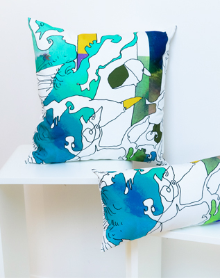 Cushions by Sylvain et Plume