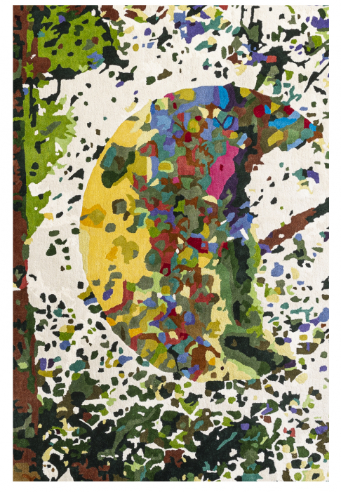 Rug: view of the Crystal Forest Clearing, close-up