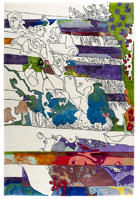 Rug: view of the Crystal Forest