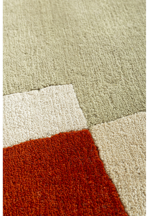 Contemporary Classic Wool Rug, close-up