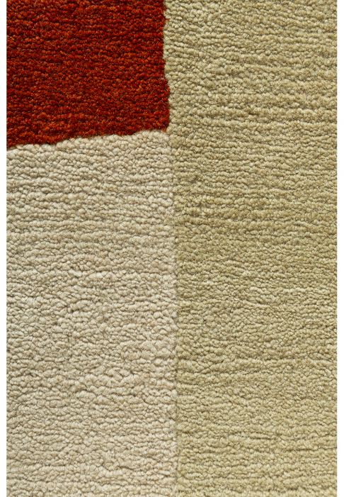 Contemporary Classic Wool Rug, close-up