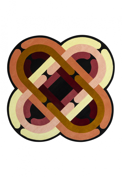 RUG-MINOTOR-NEF-SIENNE.jpg Rug with geometric lines, nef shape