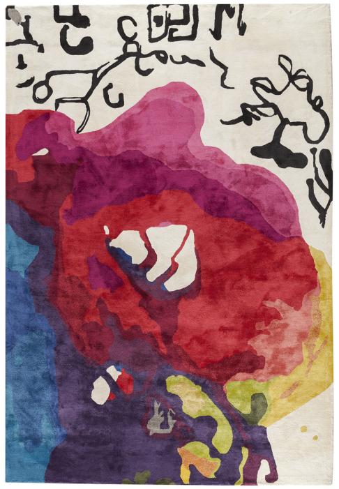 Rug with vibrant colors