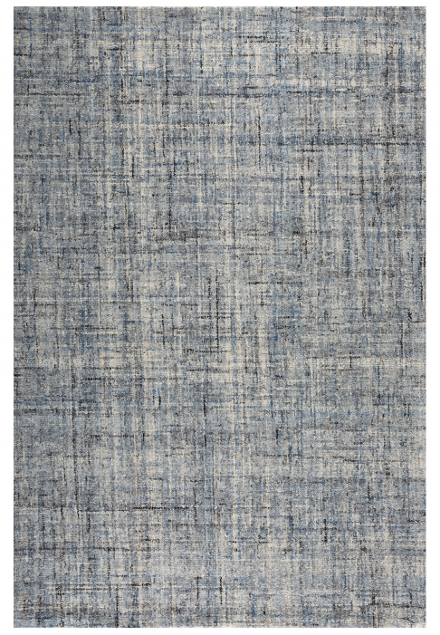 Dynamic Monochrome Wool Rug