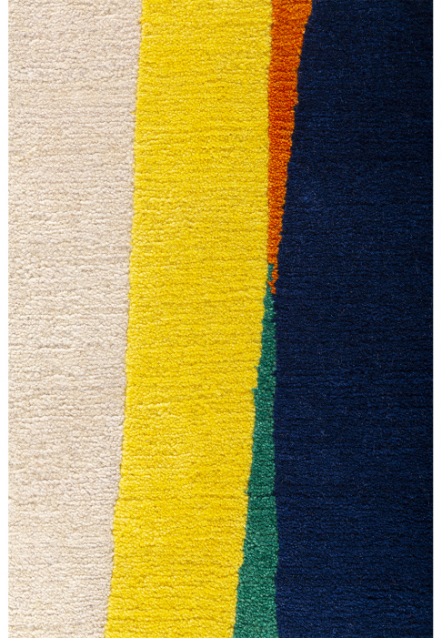 Contemporary Classic Wool Rug, close-up