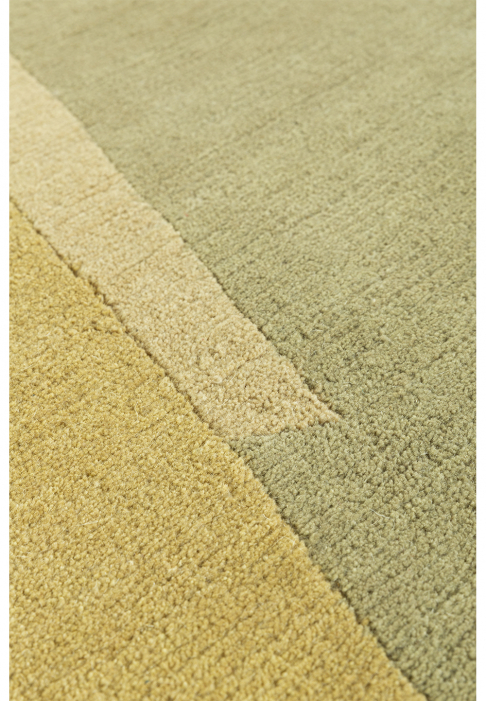 Tapis Contemporain Classique en laine - détail gros plan