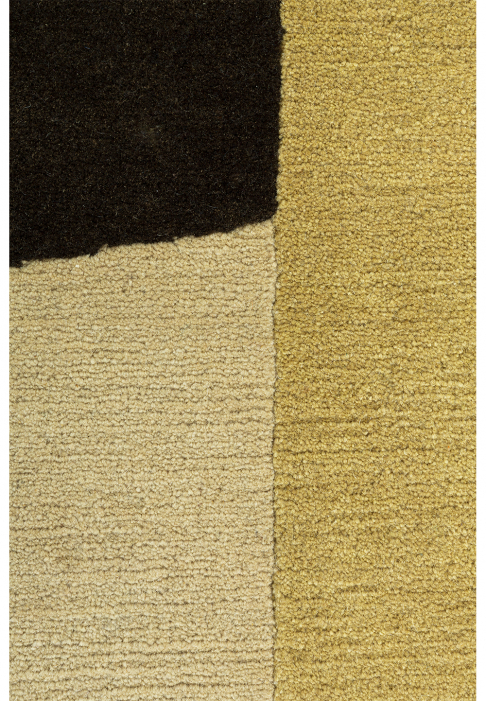 Tapis Contemporain Classique en laine - détail gros plan