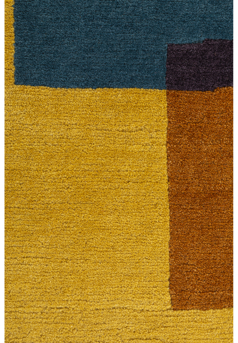 TAPIS-SANTAFE-RECT_detail1.jpg Tapis Contemporain Classique en laine - détail gros plan