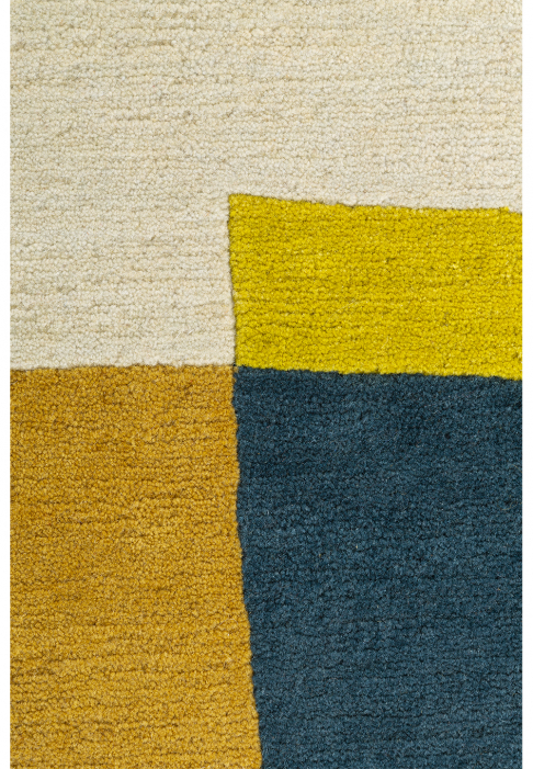 TAPIS-SANTAFE-RECT_detail2.jpg Tapis Contemporain Classique en laine - détail gros plan