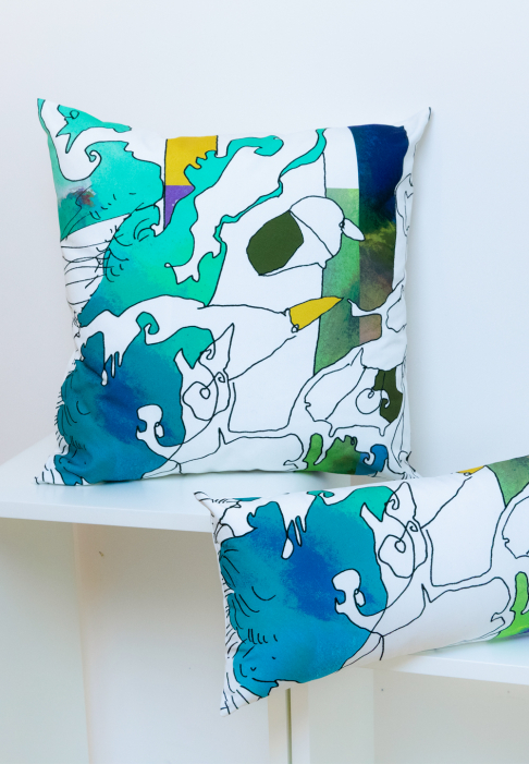 COUSSIN_foretcristal_1.jpg 2 coussins Forêt de cristal