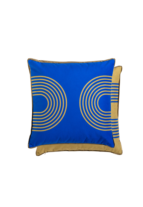 Coussin carré motif graphique