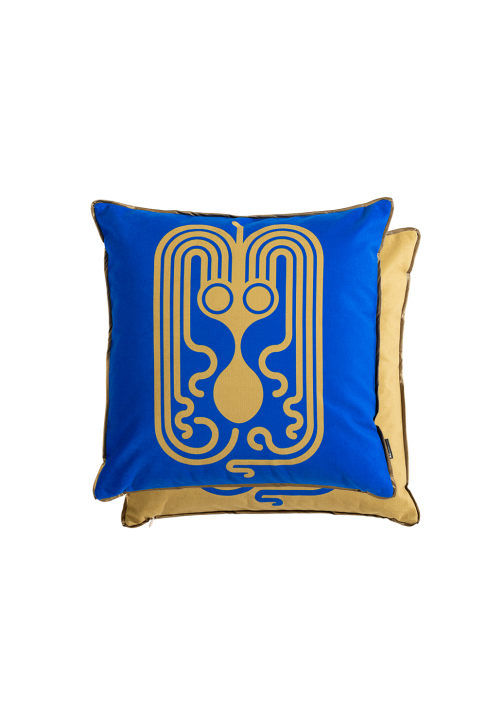 Coussin carré motif Poulpe