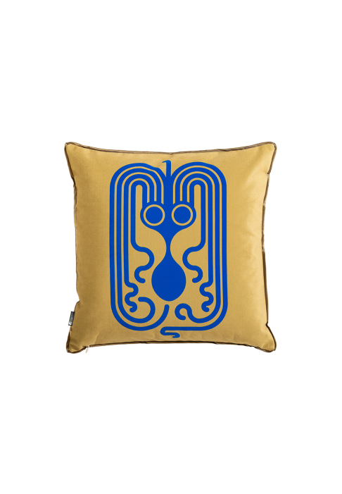 Coussin carré motif Poulpe