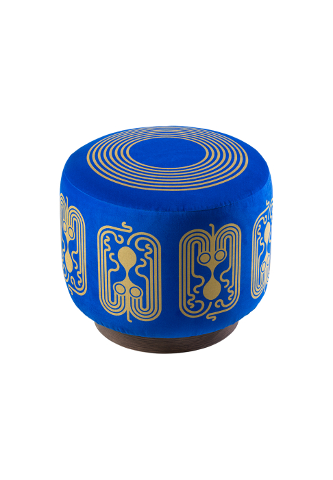 POUF_BESTIAIRE_rond_POULPO_cobalt_3.jpg Pouf rond motif Poulpe