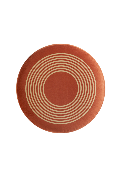 POUF_BESTIAIRE_rond_HYDRE_terracotta_2.jpg Pouf rond motif Hydre vu de dessus