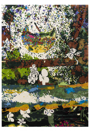 Rug: view of the Crystal Forest Clearing