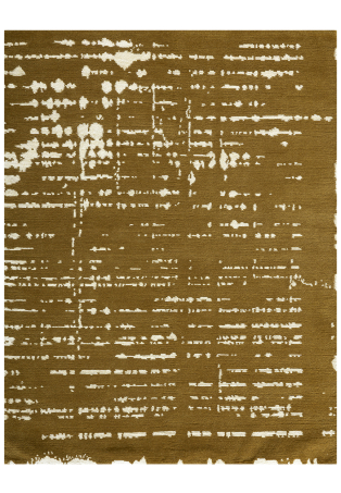 Tapis rectangulaire couleur tapenade laine et chanvre