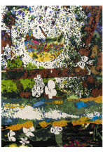 Rug: view of the Crystal Forest Clearing