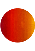Tapis rond gradients de couleurs Solaire