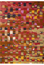 Tapis rectangulaire multicolore